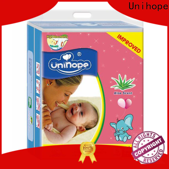 Top Unihope cotton disposable diapers Suppliers for department store