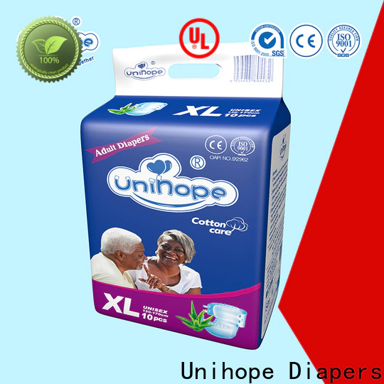 Latest Unihope adult diapers xxl brand for patient