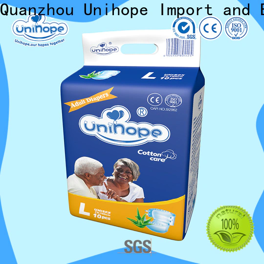 Latest Unihope heavy duty adult diapers company for patient