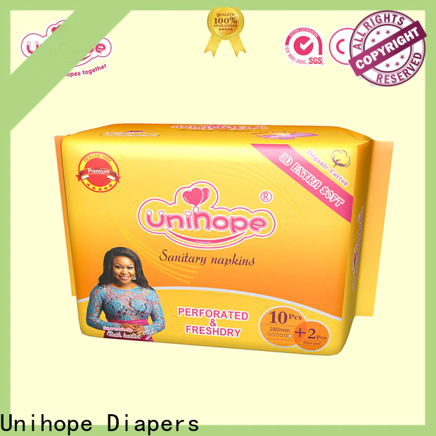 High-quality Unihope sanitary pads for tweens factory for ladies