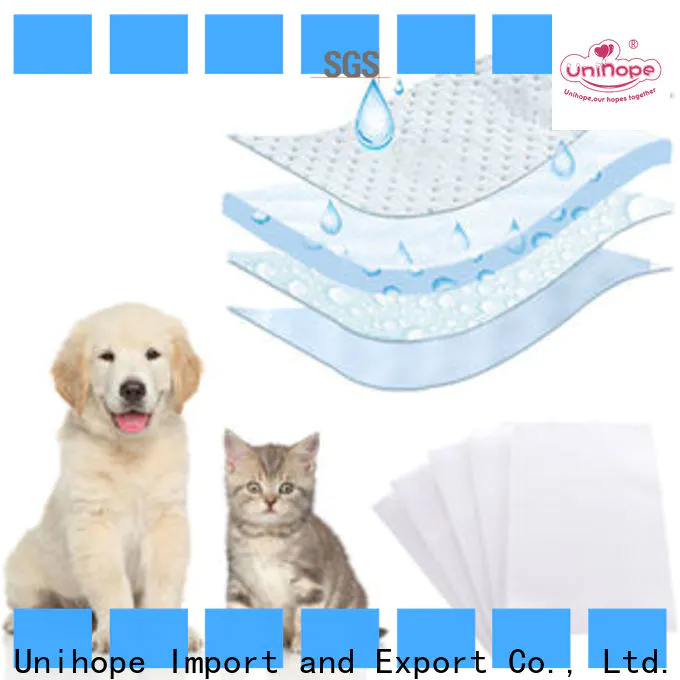 Unihope dog pads rough Suppliers for pet cleaning