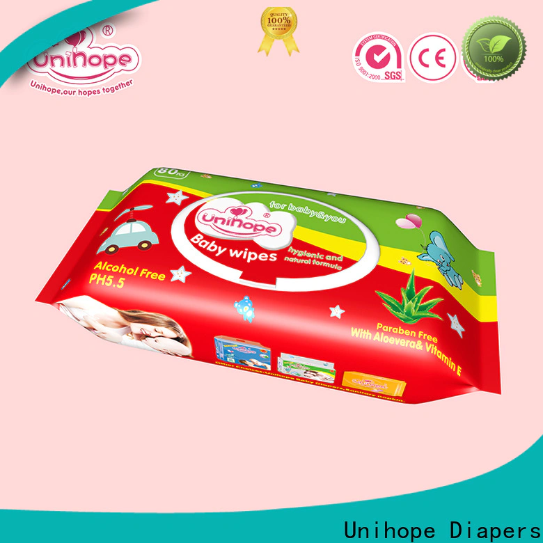 Latest Unihope best wipes for newborn Supply for department store