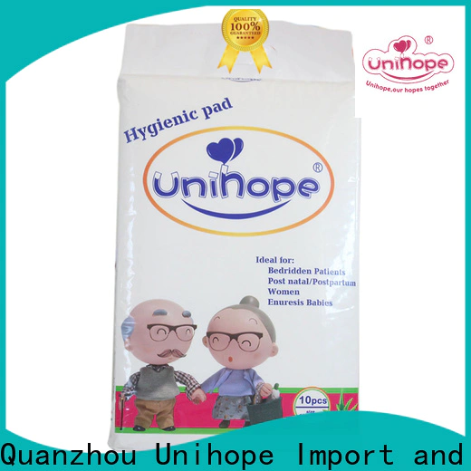 Unihope Top Unihope waterproof bed pads for adults factory for old people