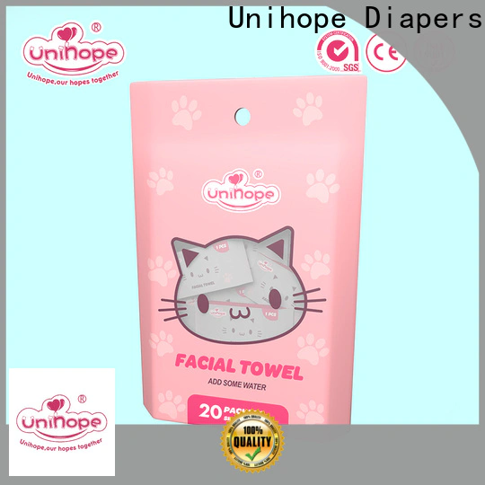 Latest Unihope disposable face washcloths Supply for department store