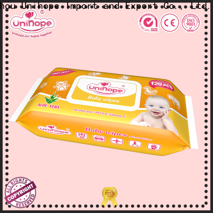Bulk buy Unihope best natural baby wipes distributor for baby store