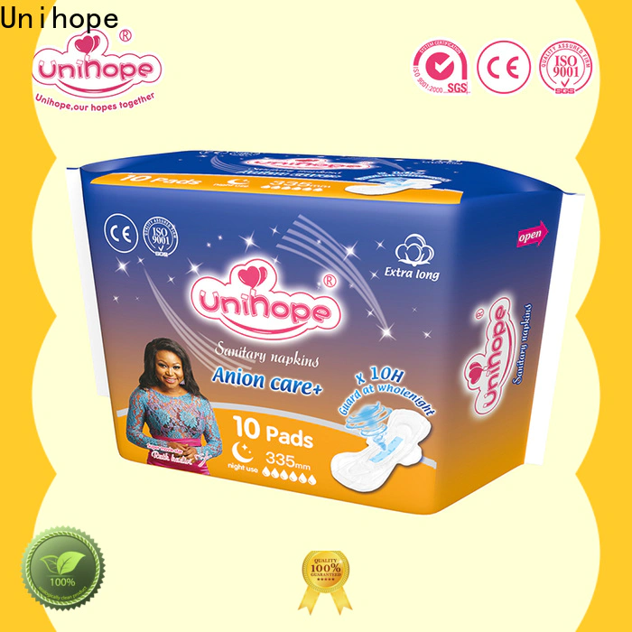 Unihope best sanitary pads in world dealer for department store