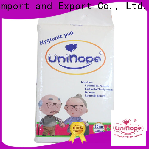 Wholesale Unihope diaper pads for business for old people