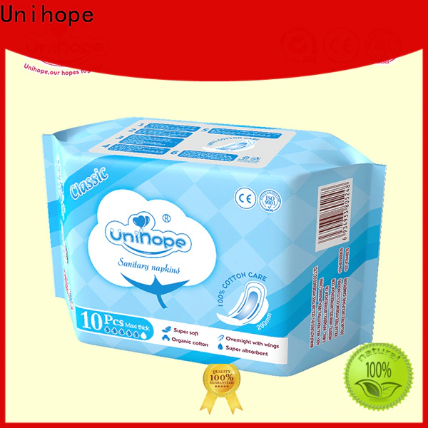 Unihope New Unihope colleen sanitary pads manufacturers for department store