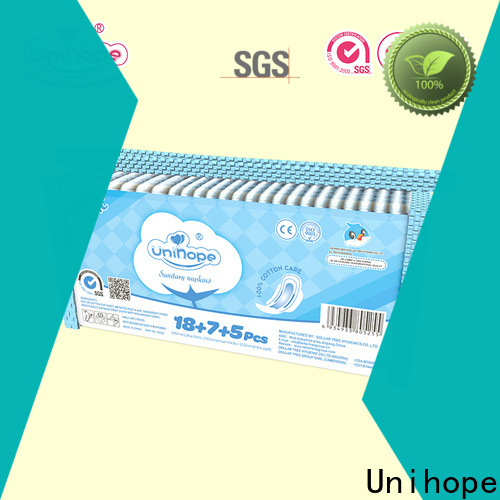 Unihope High-quality Unihope cooling sanitary pad Supply for ladies