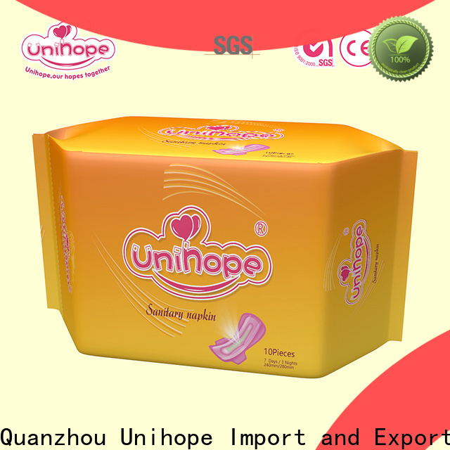 Bulk buy Unihope soft and dry sanitary napkins factory for ladies