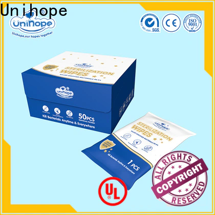 Bulk buy Unihope alcohol free wipes brand for department store