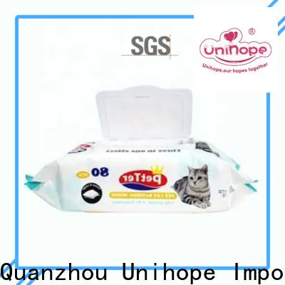 Unihope Latest Unihope wet wipes for cats dealer