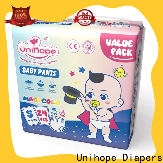 Unihope High-quality Unihope best pull up diapers for sensitive skin dealer for baby care shop