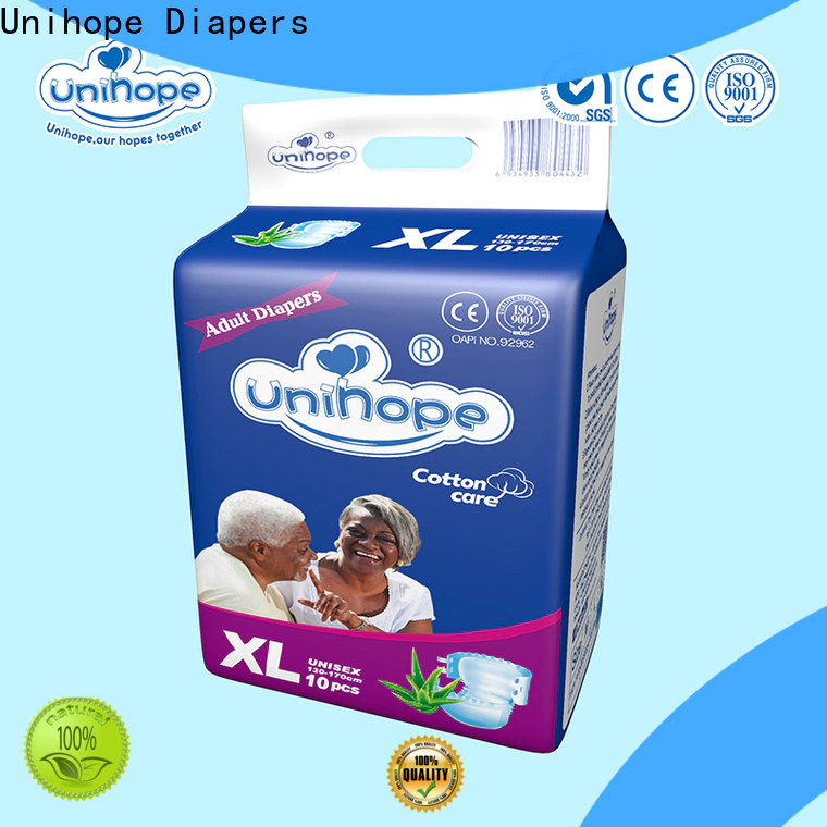 Unihope bulk adult diapers manufacturers for patient