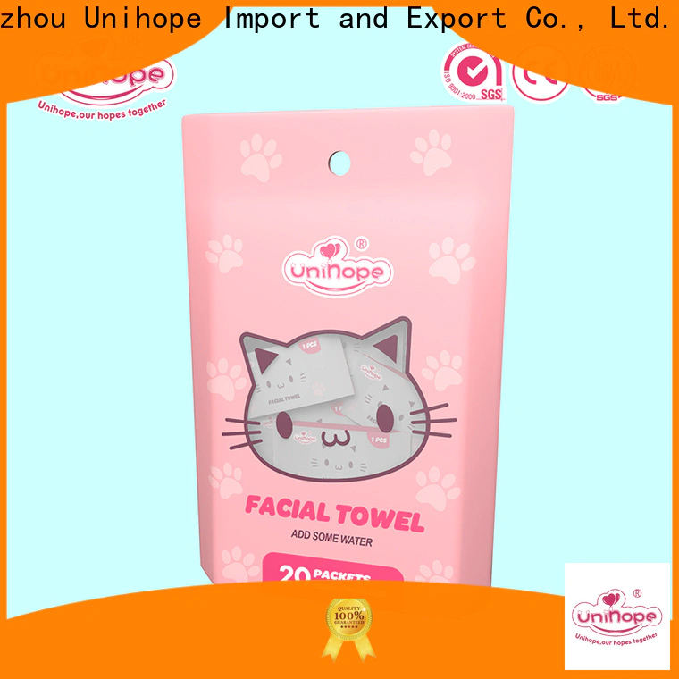 High-quality Unihope compressed face cloth distributor for department store