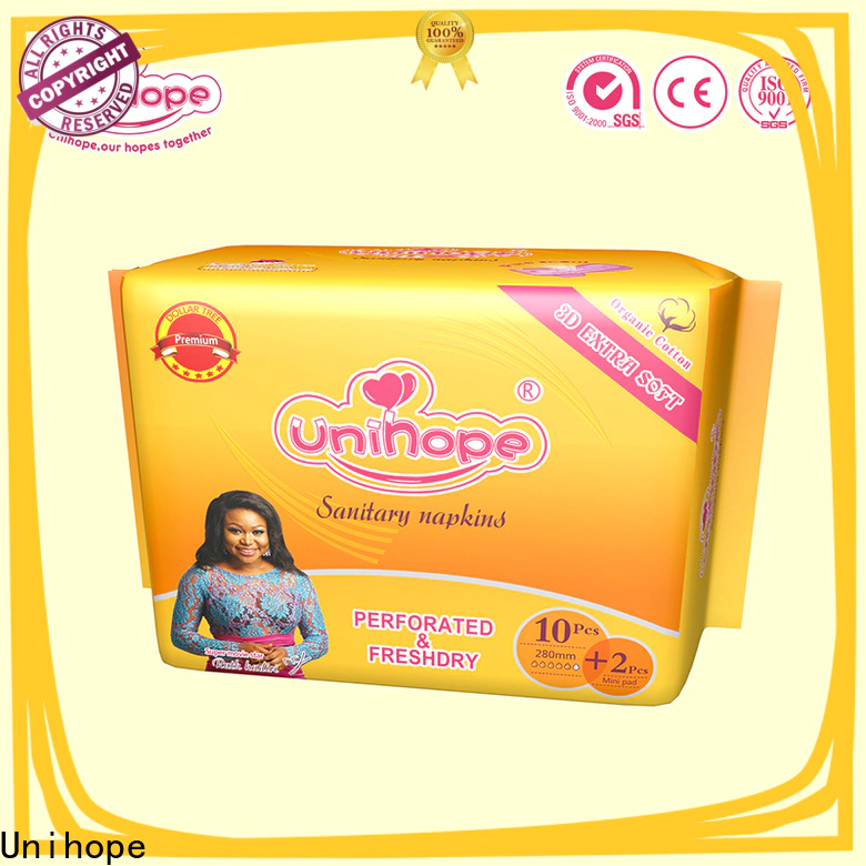 Unihope High-quality Unihope long sanitary pads company for ladies