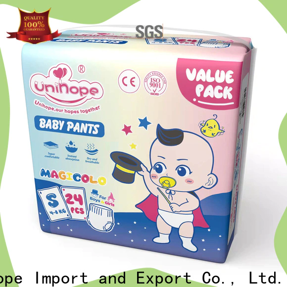 Unihope 360 pull up diapers Suppliers for baby care shop