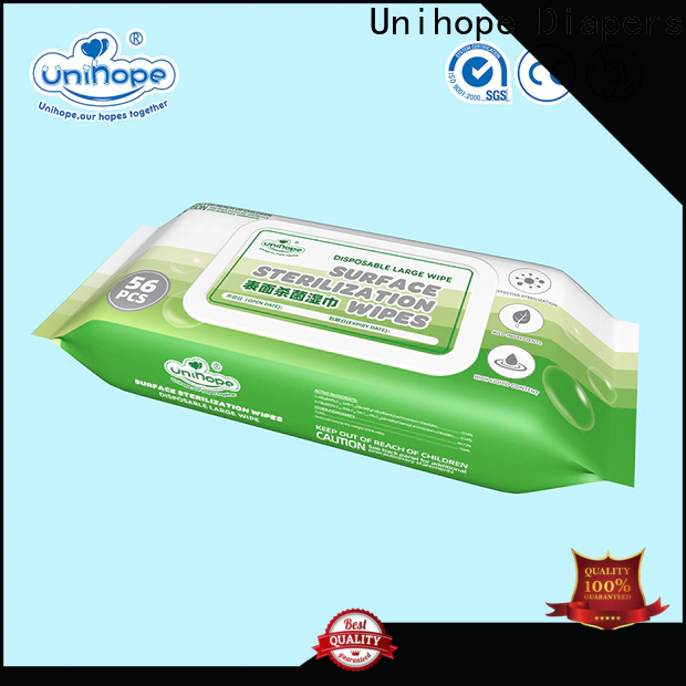 New Unihope antibacterial surface wipes Supply for department store