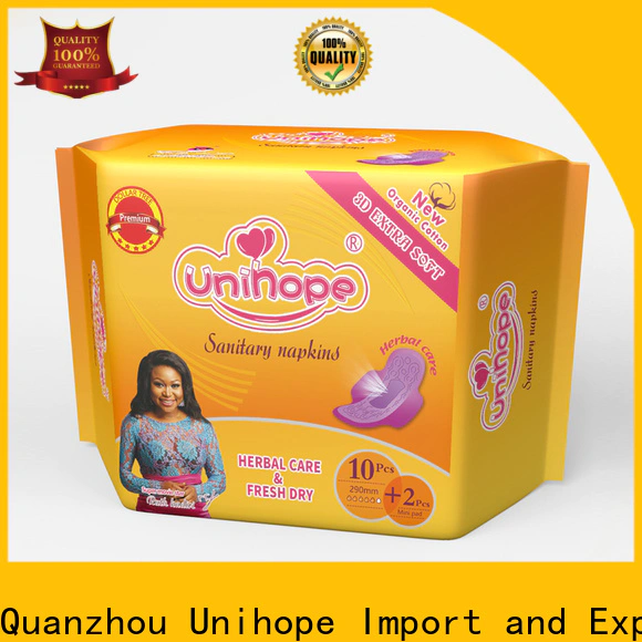 Best Unihope infinity sanitary napkin factory for women