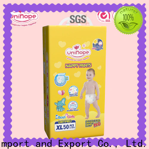 Unihope New Unihope pull up diapers size 4 manufacturers for children store