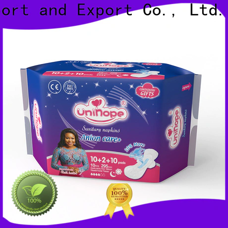 High-quality Unihope most expensive sanitary pads Suppliers for department store