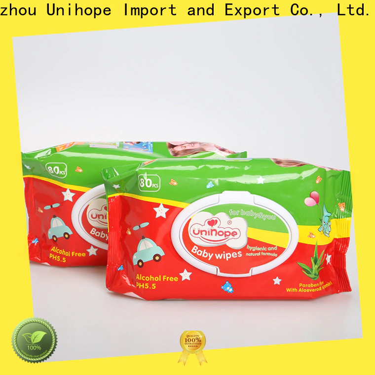 New Unihope best natural baby wipes dealer for children store