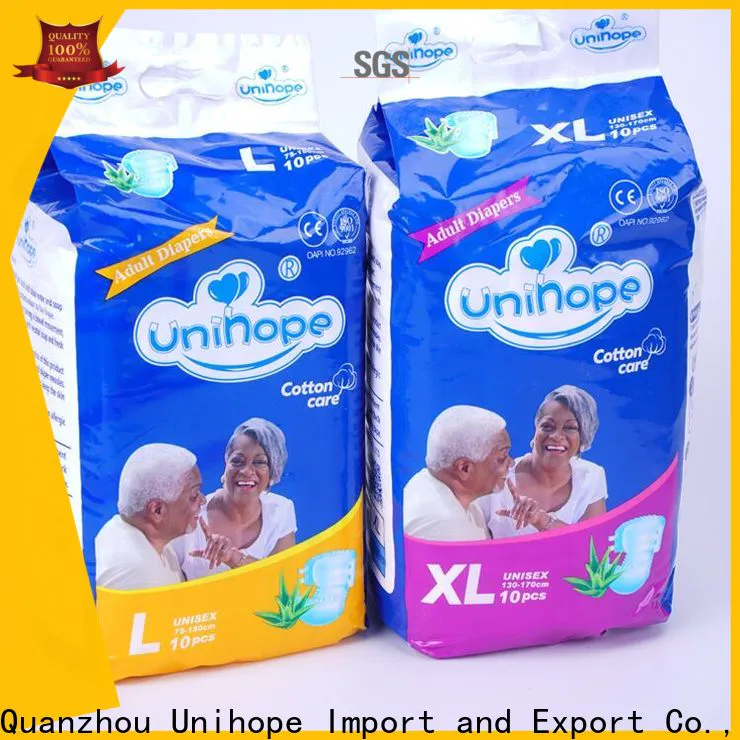 High-quality Unihope hypoallergenic adult diapers distributor for old people