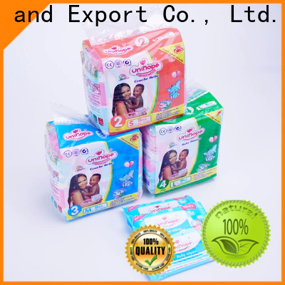 Latest Unihope recommended diapers for newborns Suppliers for baby care shop