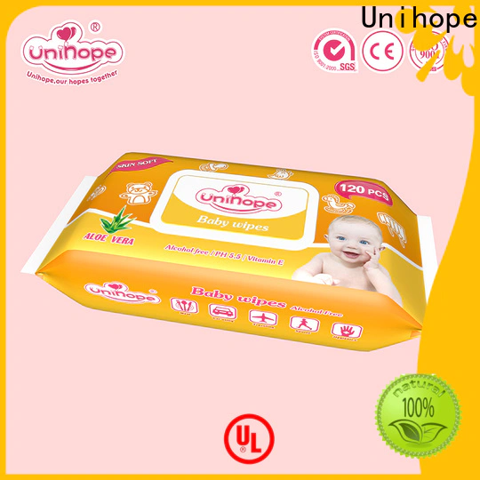Unihope Bulk buy Unihope water wipes for babies distributor for department store