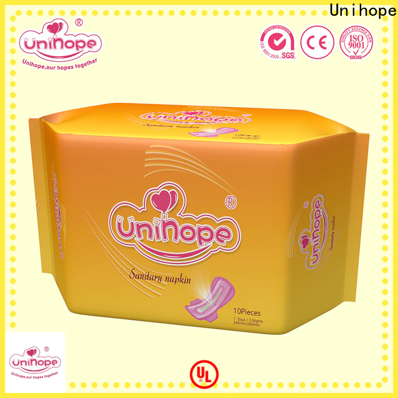 Unihope bio sanitary pads manufacturers for women
