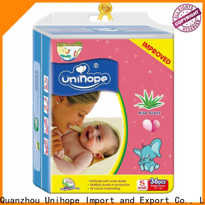 Unihope Bulk buy Unihope baby diaper sizes factory for department store