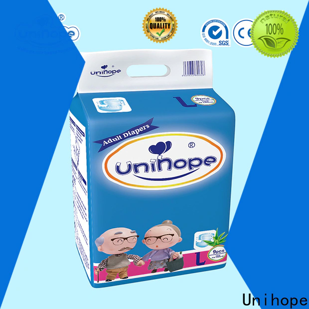 Unihope old age diapers price manufacturers for patient