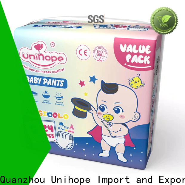 Unihope Best Unihope best pull up diapers for sensitive skin company for children store
