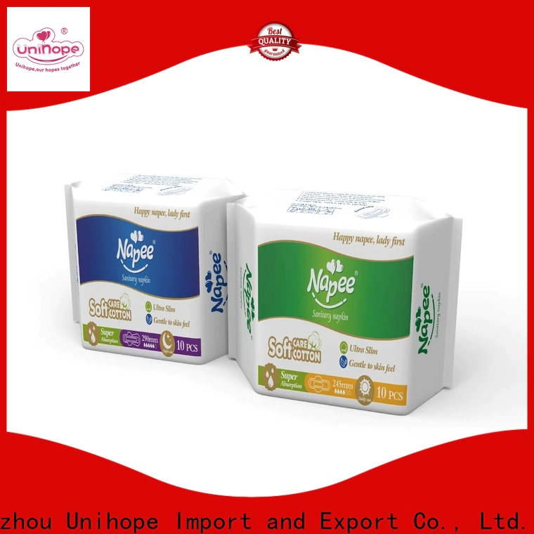 Top Unihope heavy duty sanitary pads Suppliers for department store