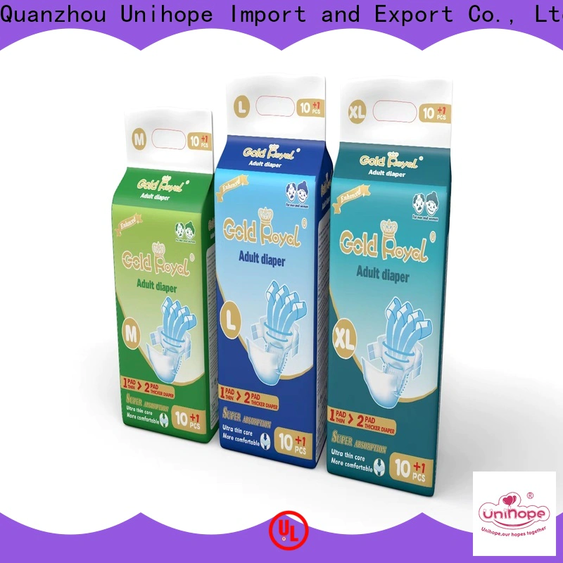 Top Unihope adult diapers online manufacturers for patient
