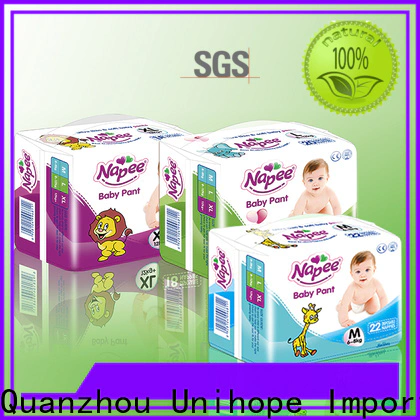 Unihope organic pull up diapers brand for baby care shop