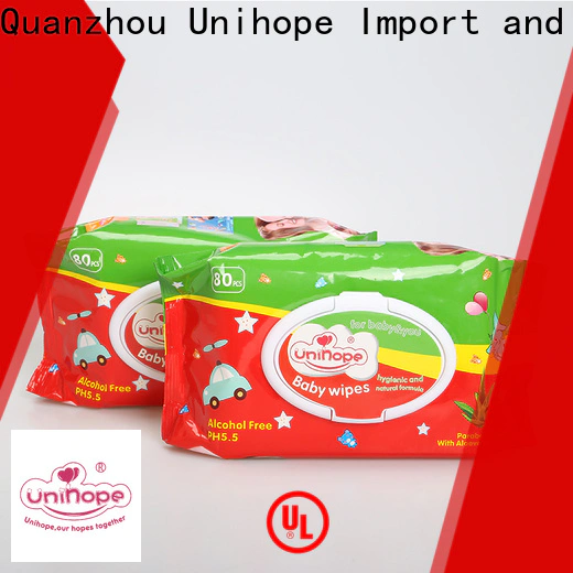 Unihope Wholesale Unihope antibacterial hand wipes safe for babies brand for baby store