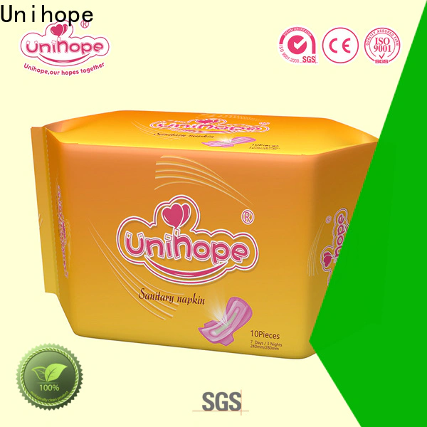 Top Unihope comfy sanitary napkin for business for department store