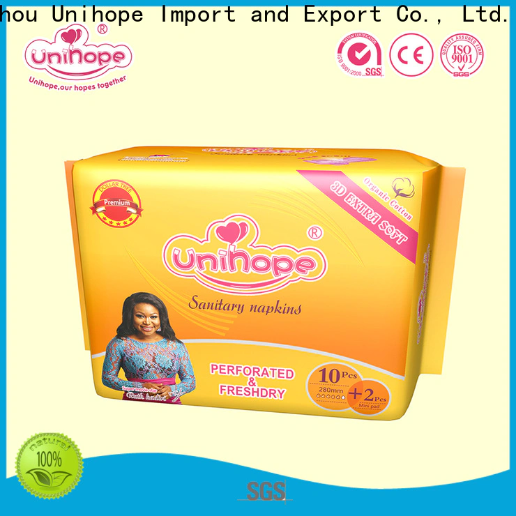 Bulk buy Unihope premium sanitary pads dealer for women