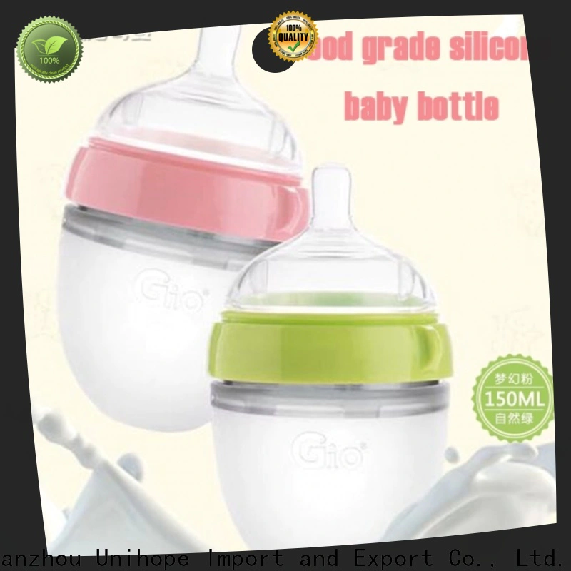 Unihope silicone feeding bottle Supply for baby care shop