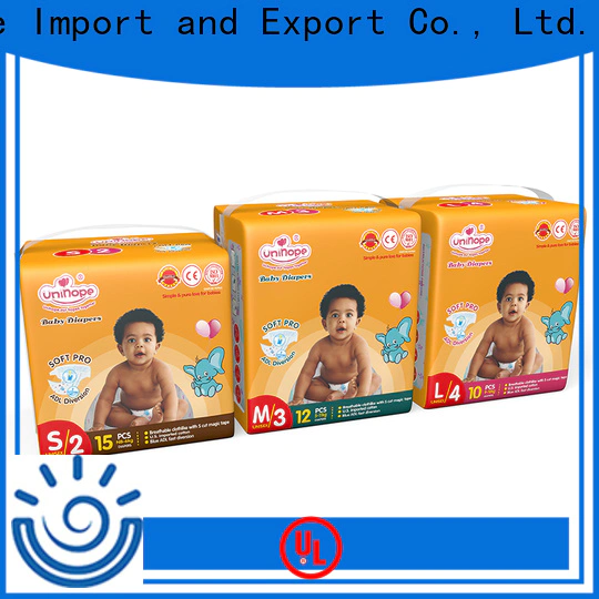 Unihope Custom organic disposable diapers Supply for baby store