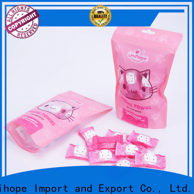 Unihope disposable facial towel manufacturers for travelling