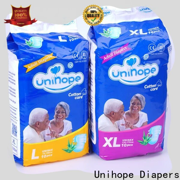 Unihope best adult diapers manufacturers for elderly people