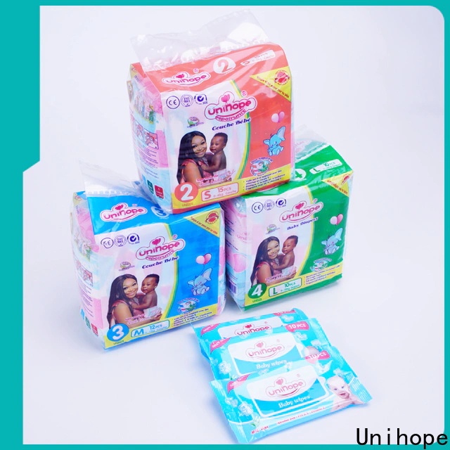 Unihope baby disposable changing pads company for baby care shop