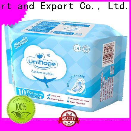 Unihope Best best period pads manufacturers for ladies