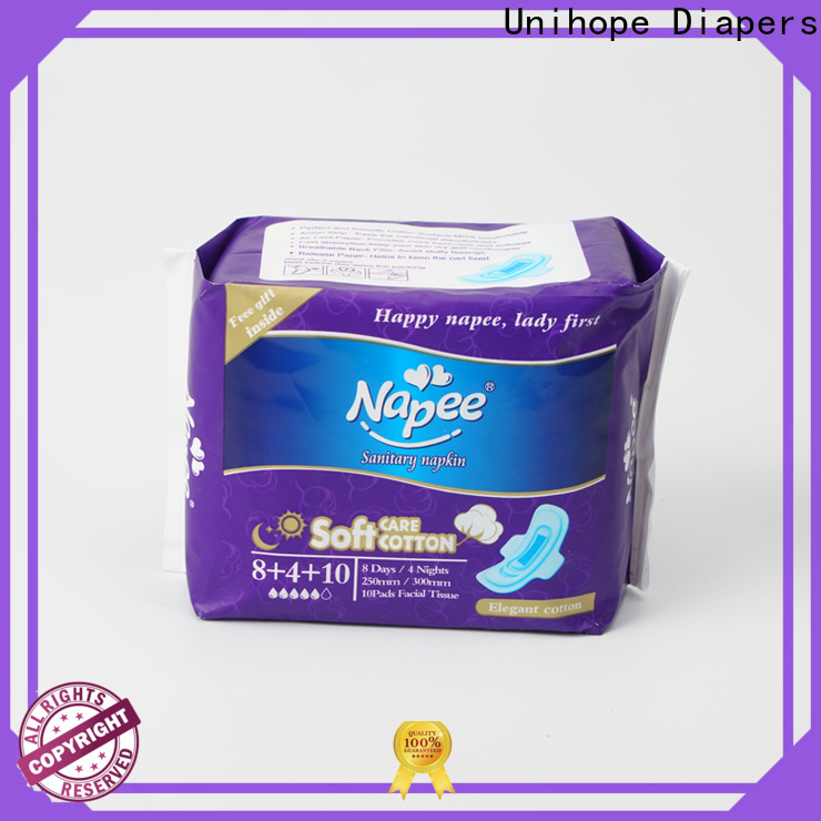 Unihope sanitary pads bulk buy for department store