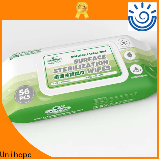 Unihope antibacterial surface wipes company for department store