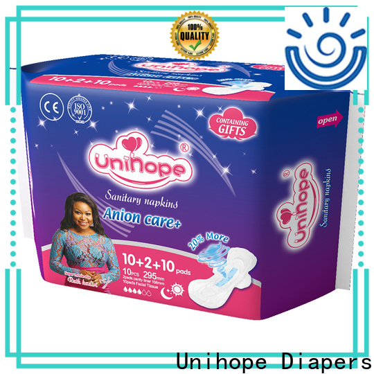 Unihope sanitary pads Suppliers for department store