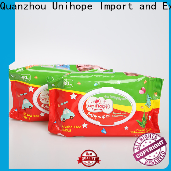 Unihope best baby wipes Supply for baby store