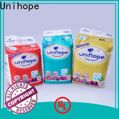 Unihope Latest leak proof diapers for adults company for old people